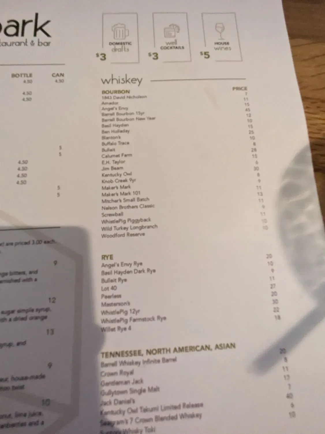 Menu 5