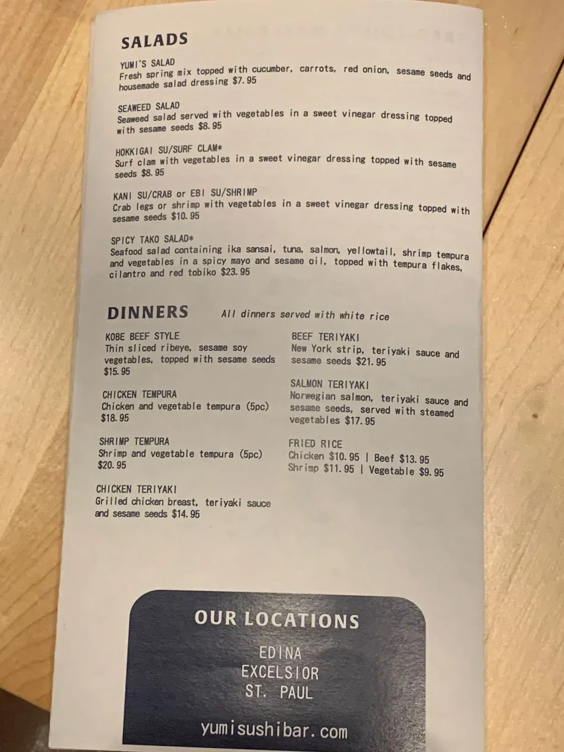 Menu 4