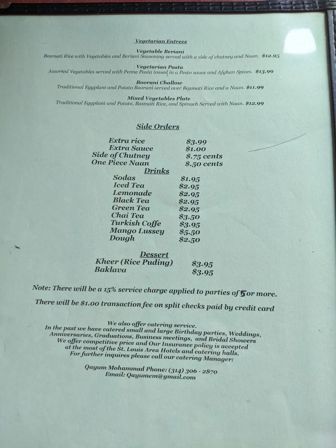 Menu 4