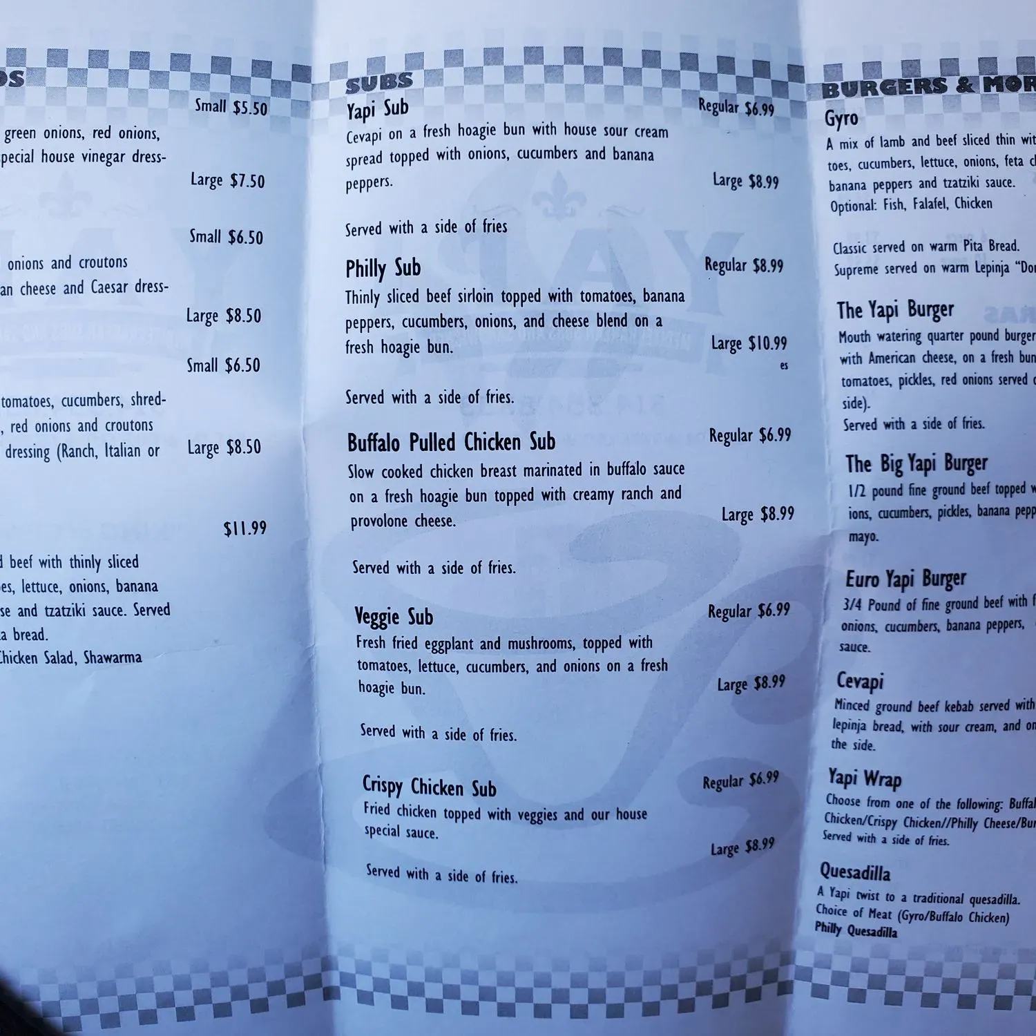 Menu 3