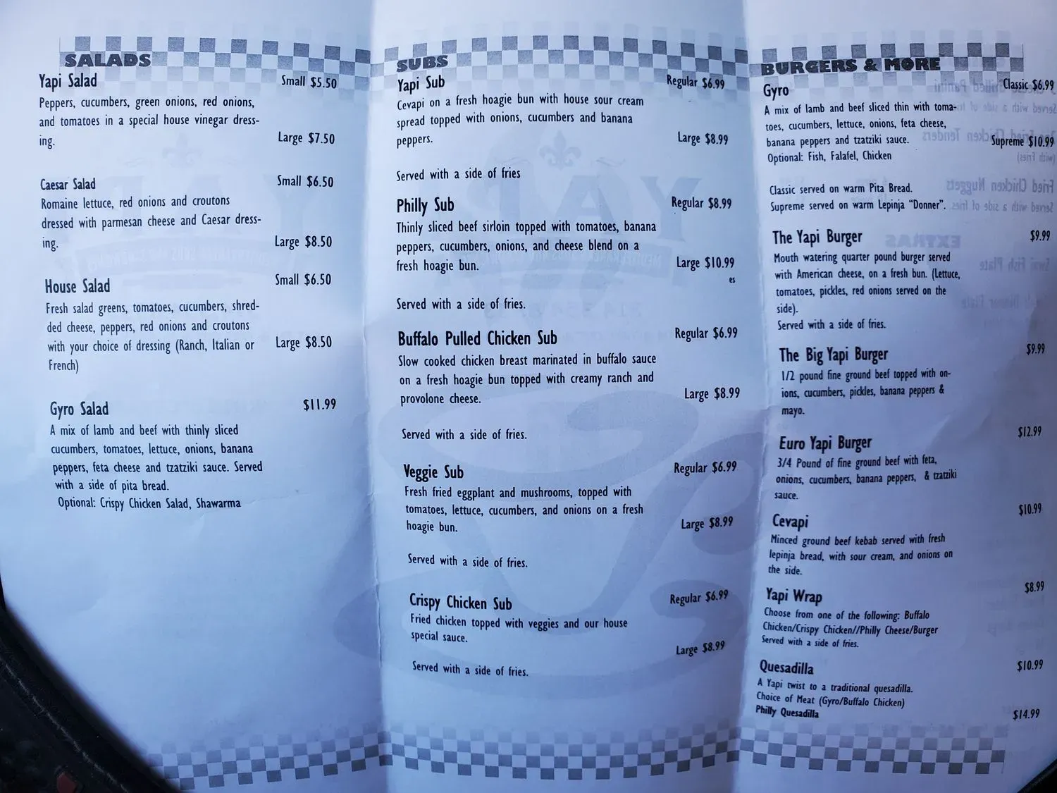 Menu 3