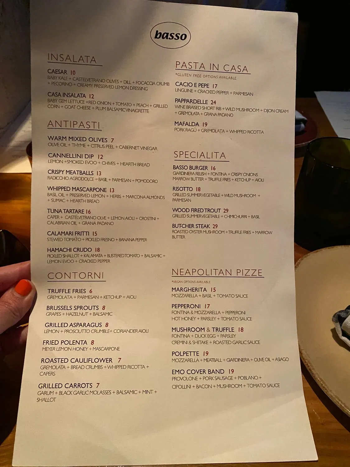 Menu 4