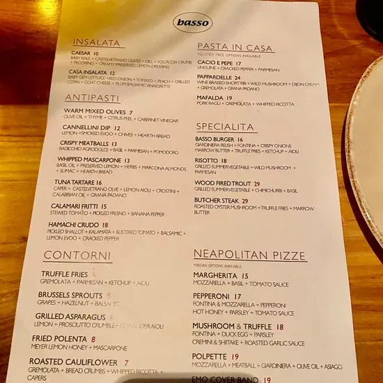 Menu 2