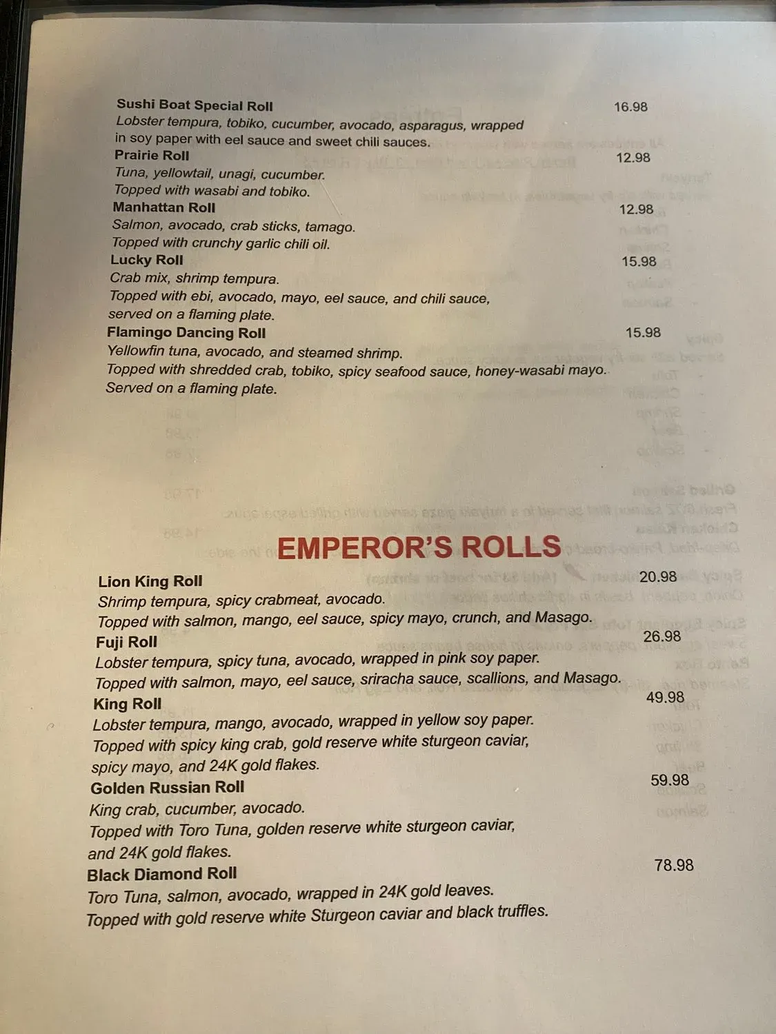 Menu 6