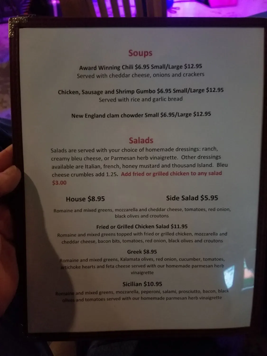 Menu 3