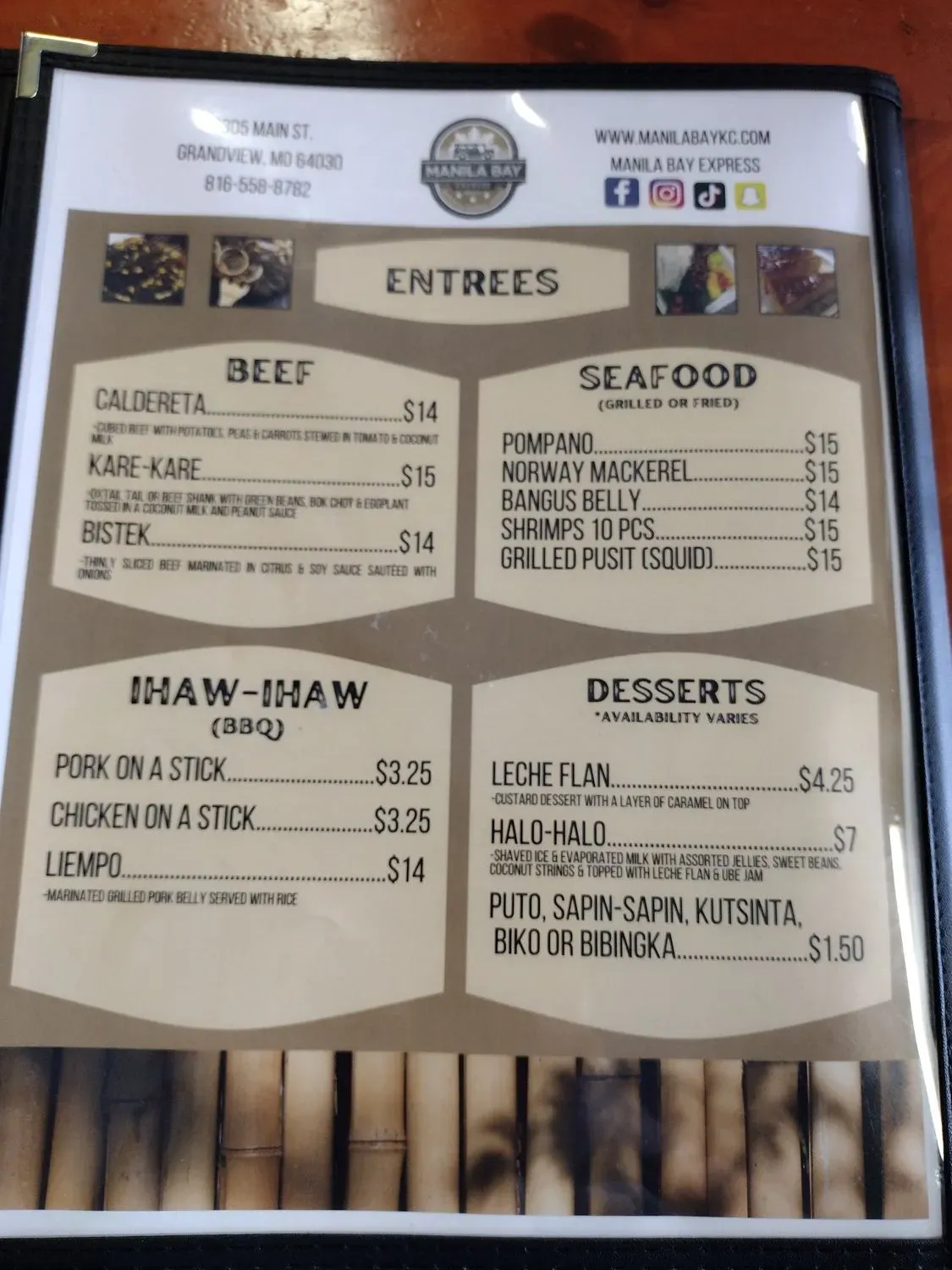 Menu 6