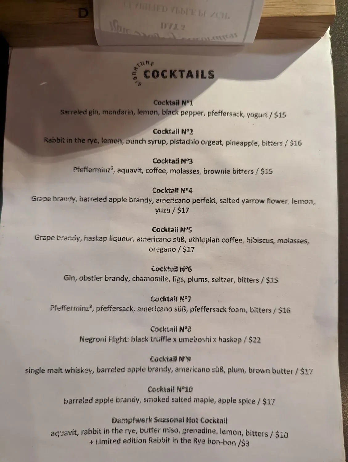 Menu 2