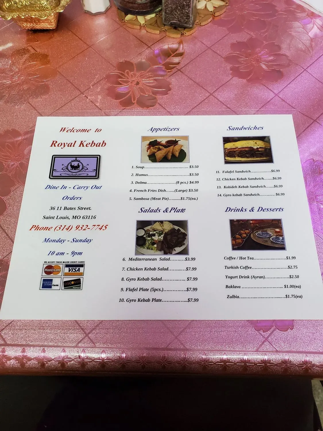 Menu 4