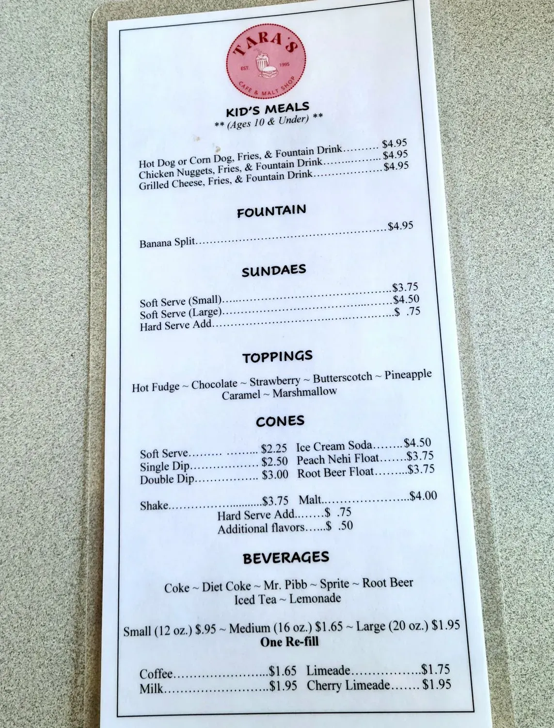 Menu 4