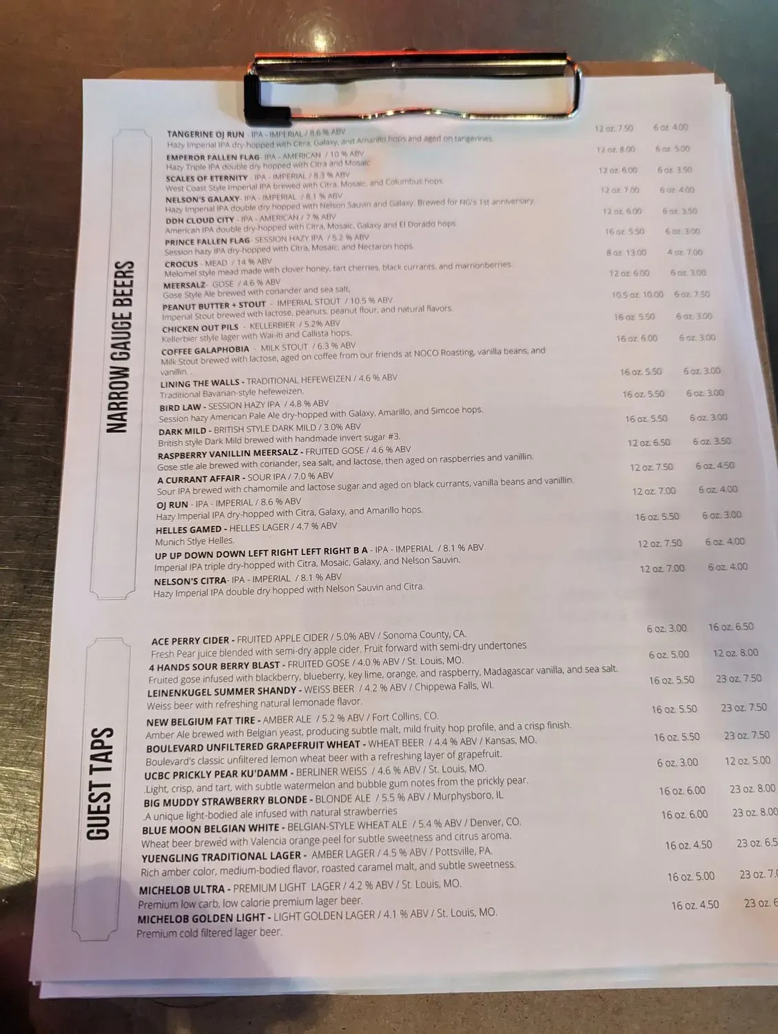 Menu 4