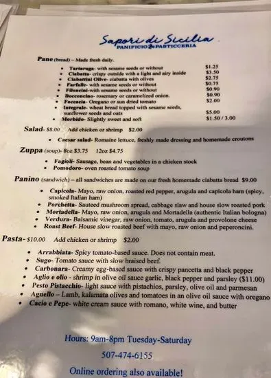 Menu 5