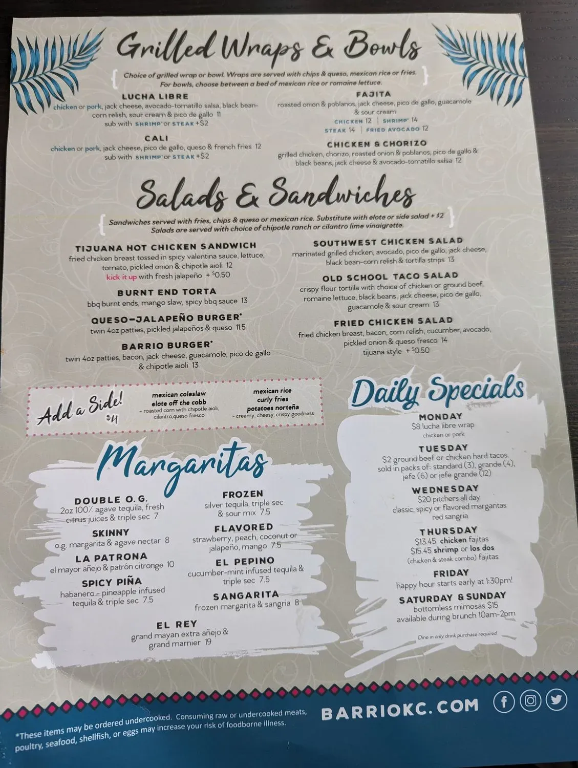 Menu 2