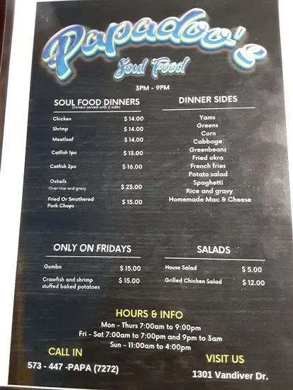 Menu 2