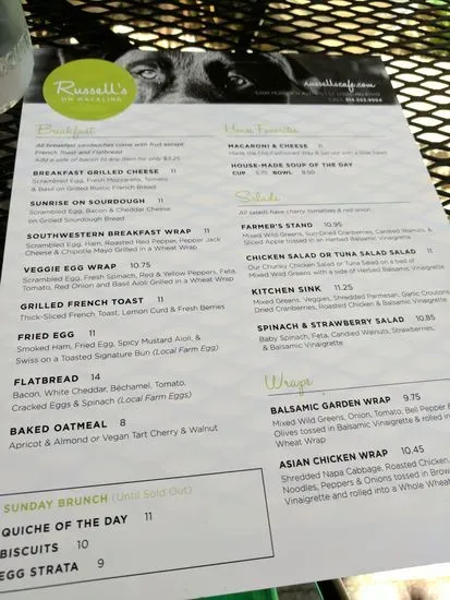 Menu 6