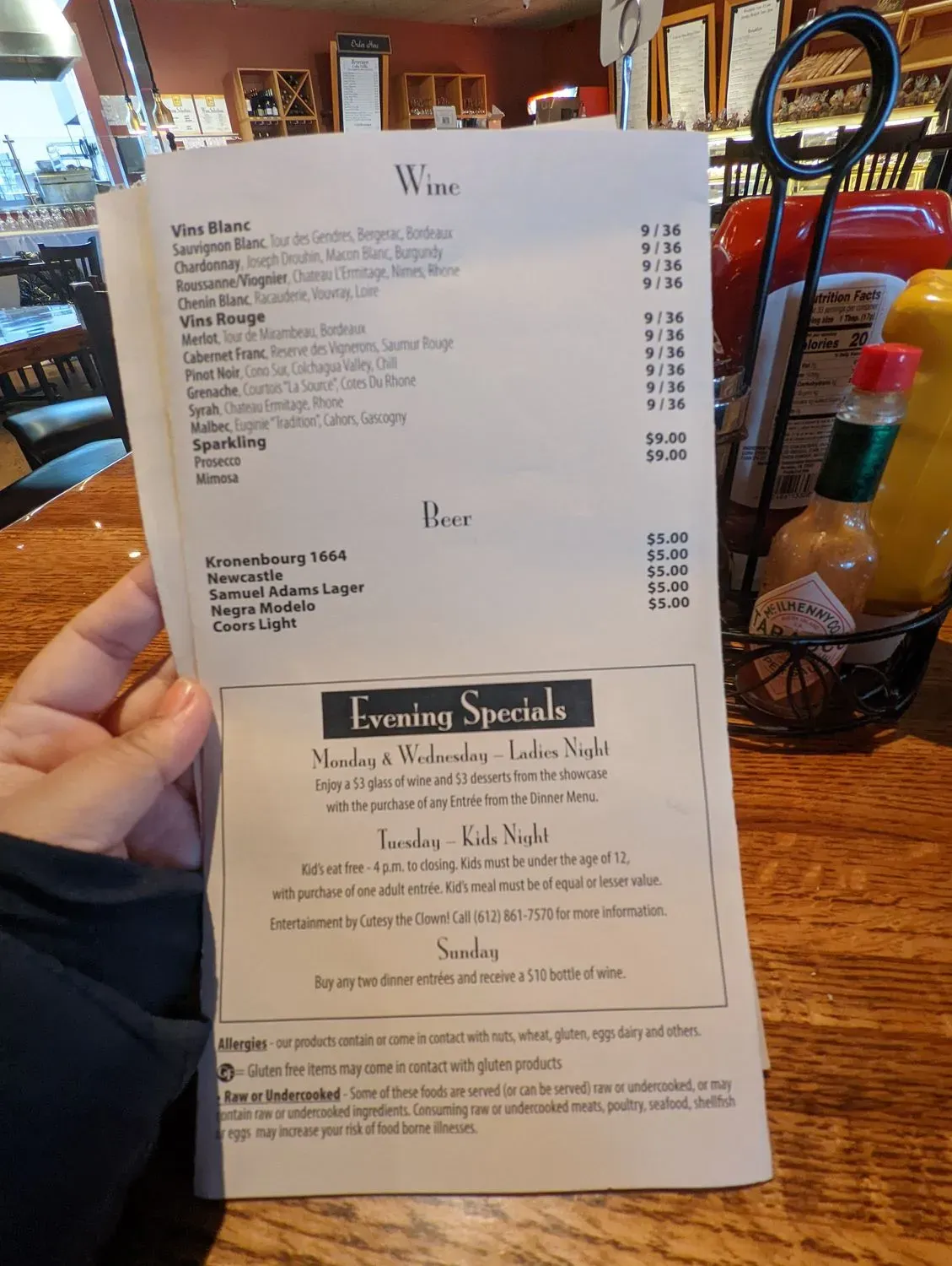 Menu 4