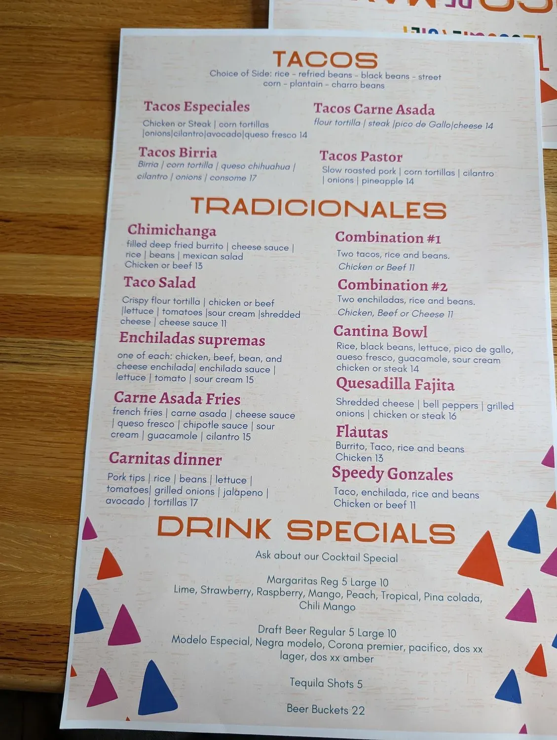 Menu 2