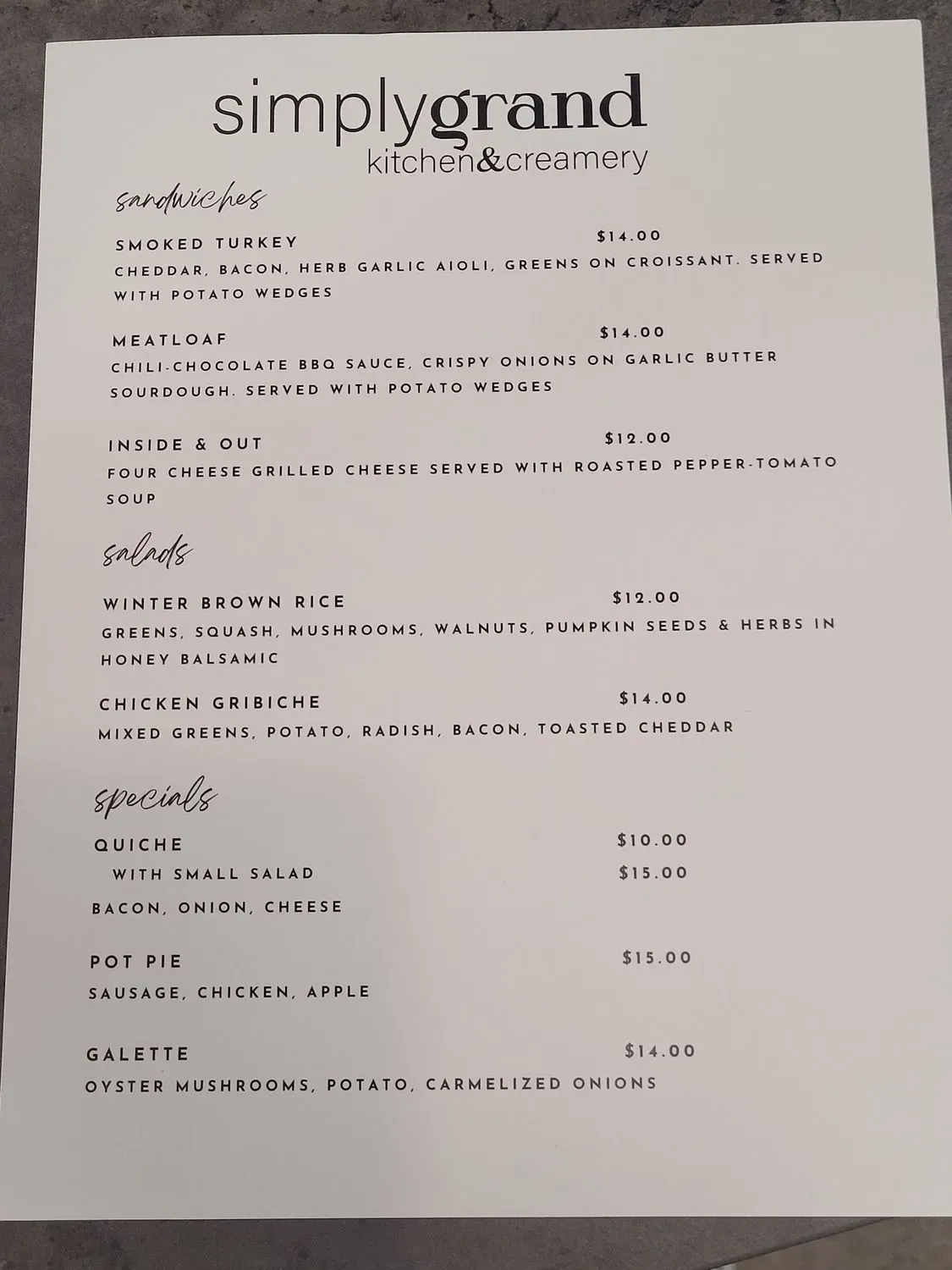 Menu 3