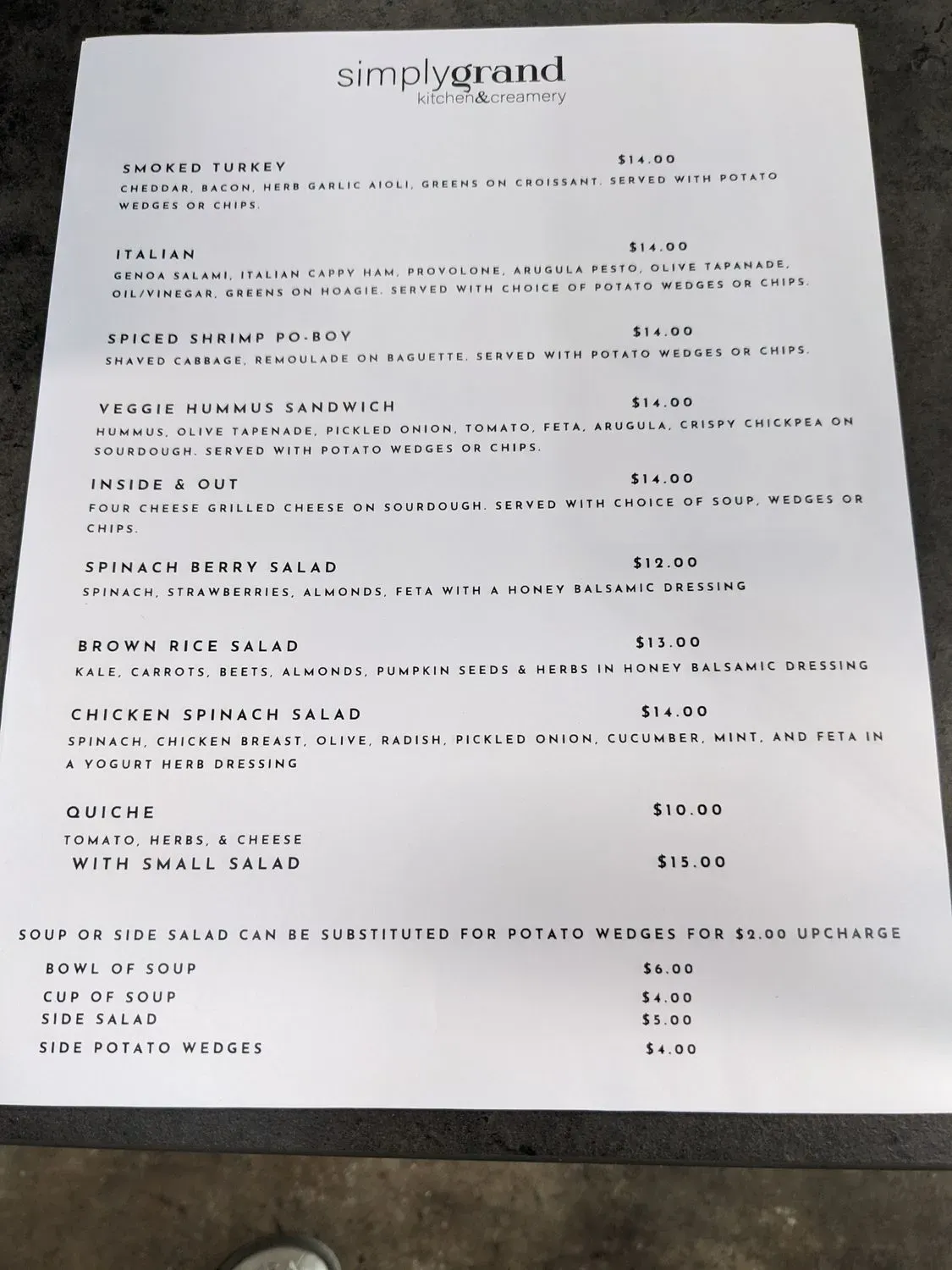 Menu 4