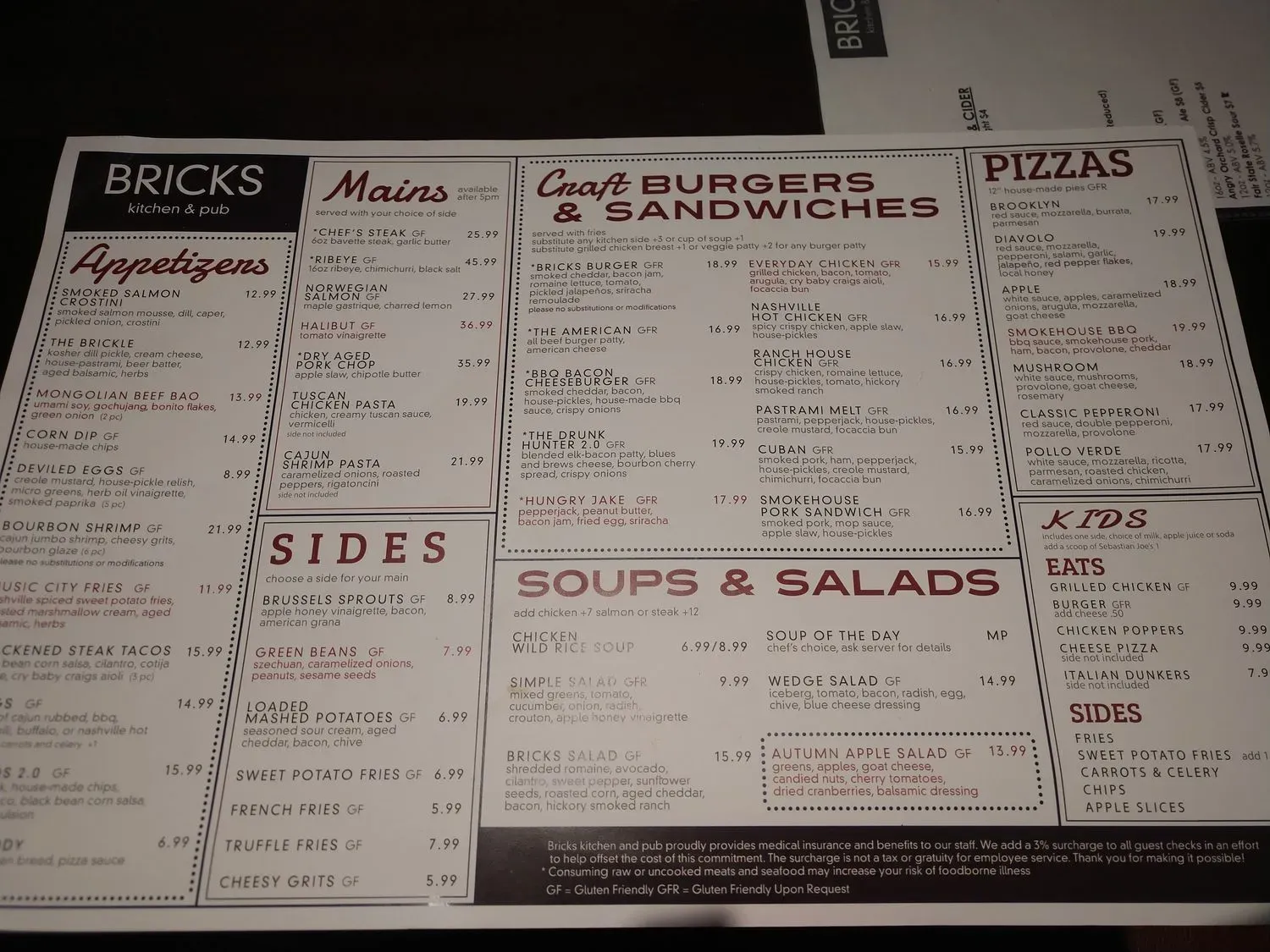 Menu 5