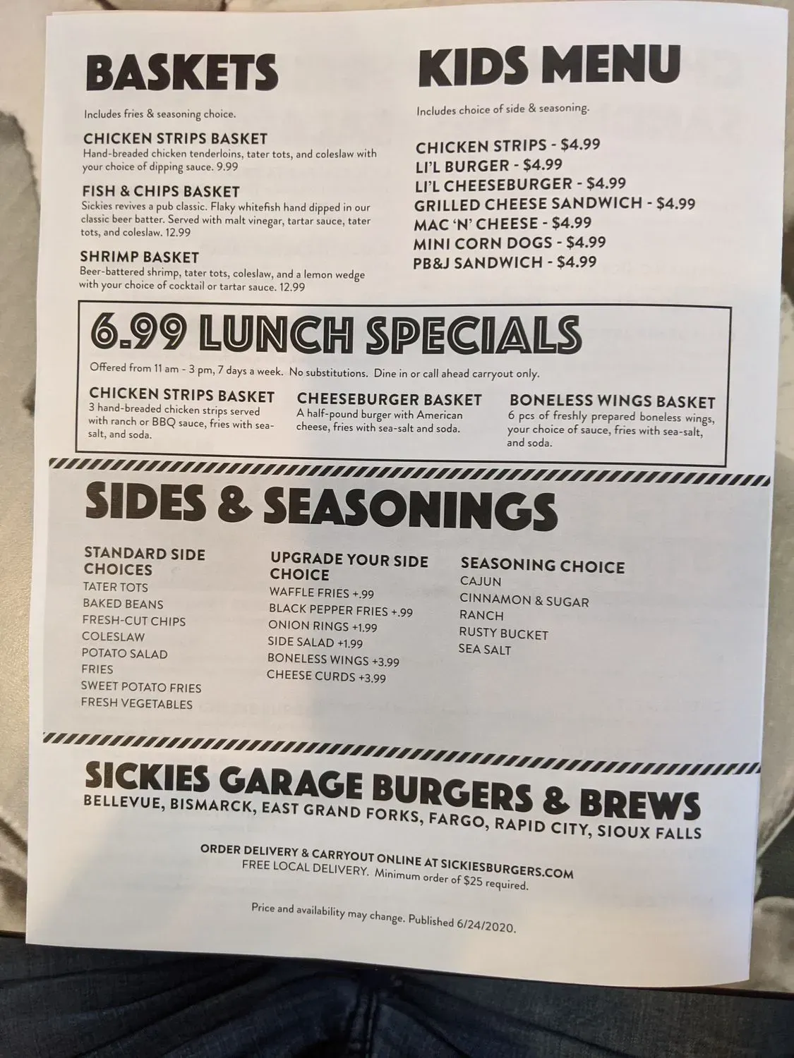 Menu 6