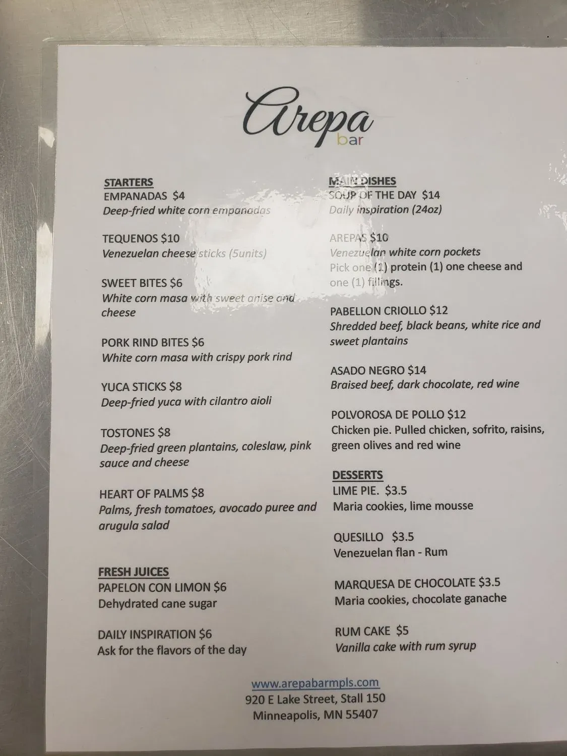 Menu 3