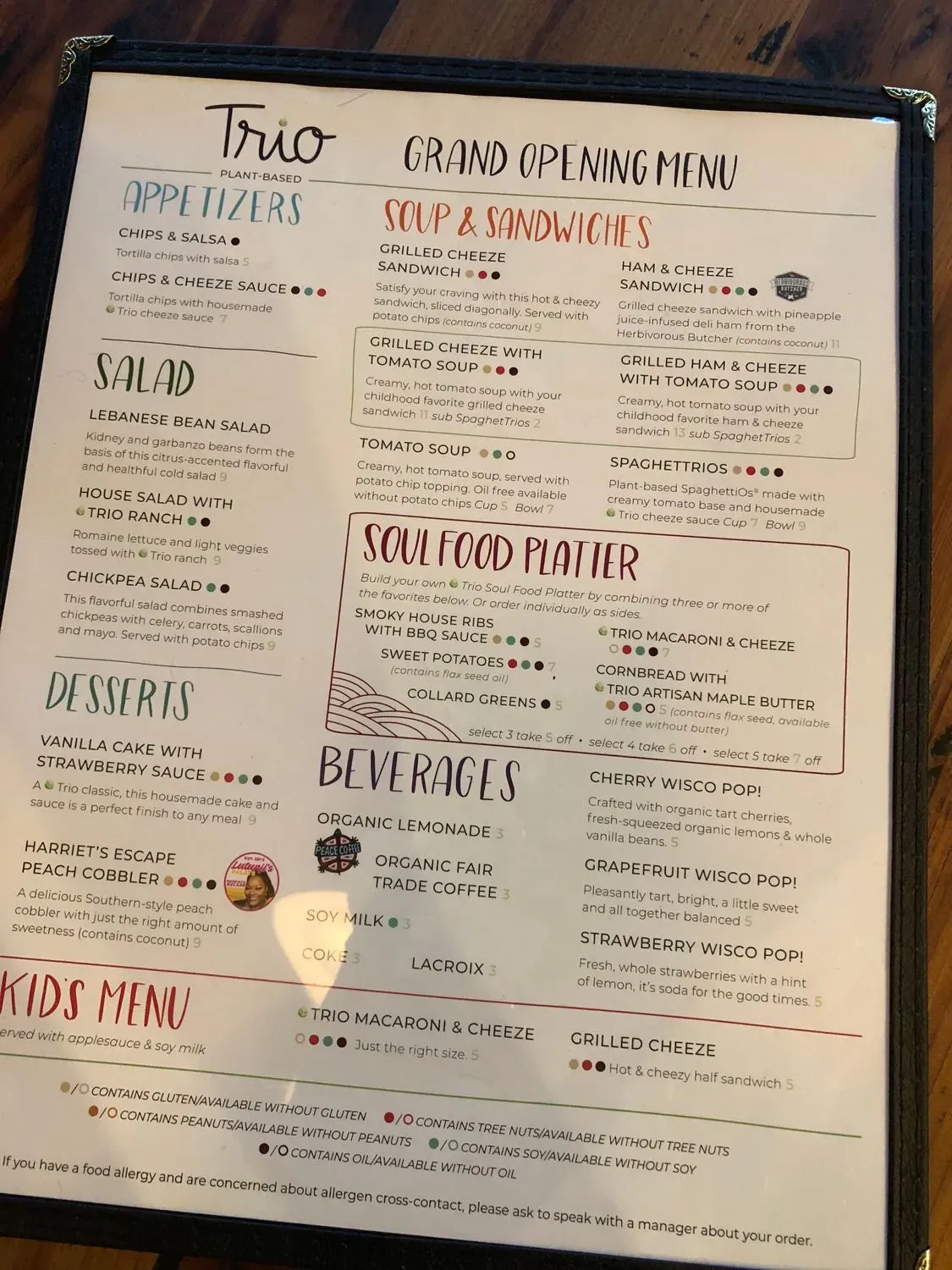 Menu 5