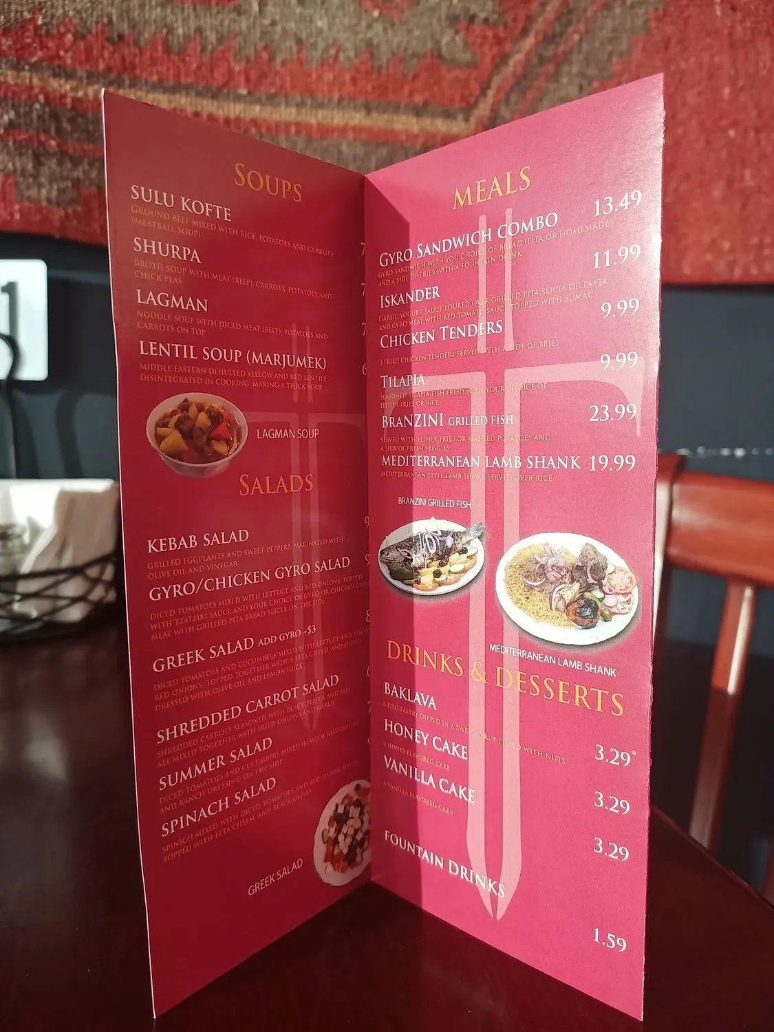 Menu 4