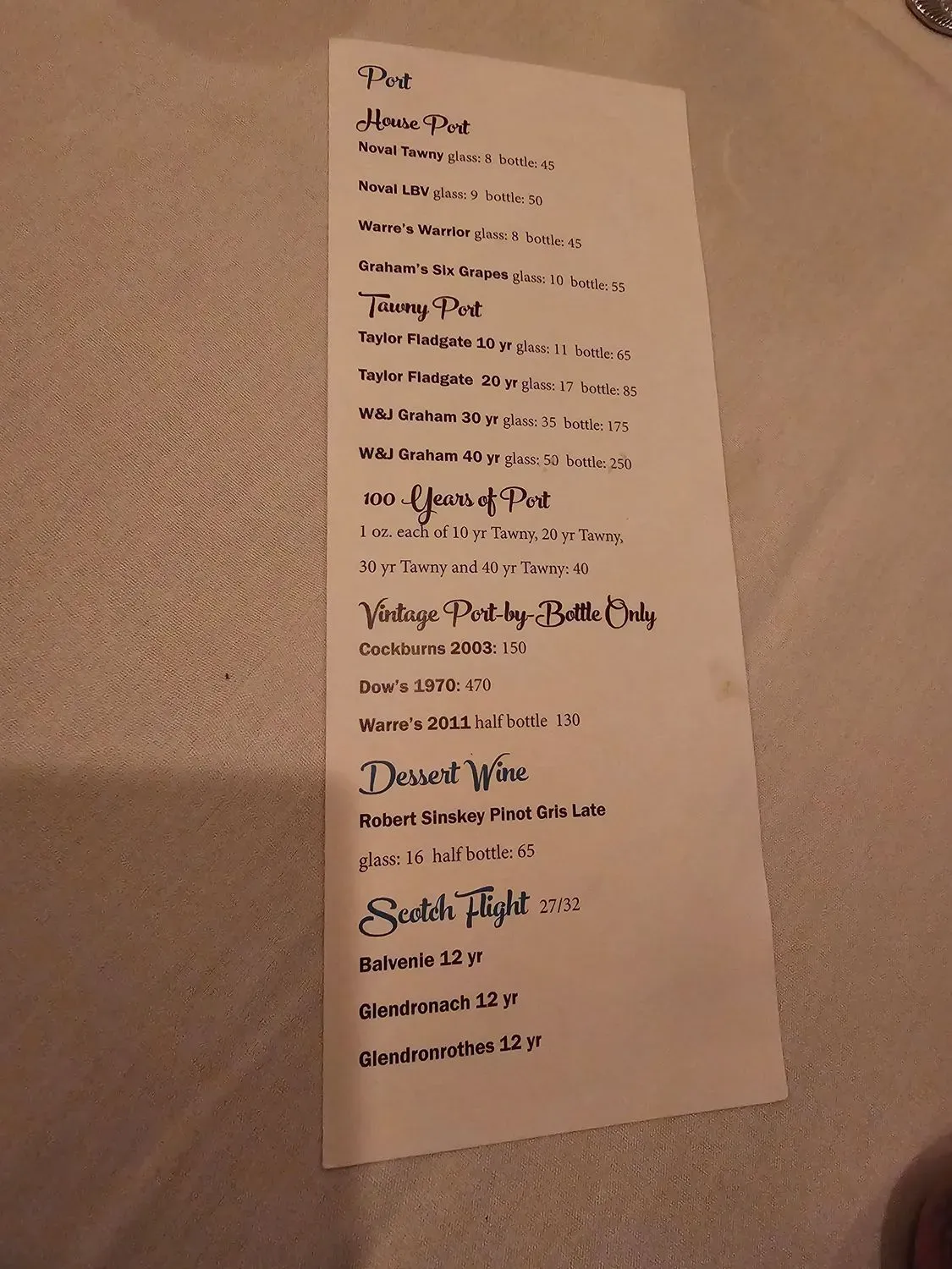 Menu 6