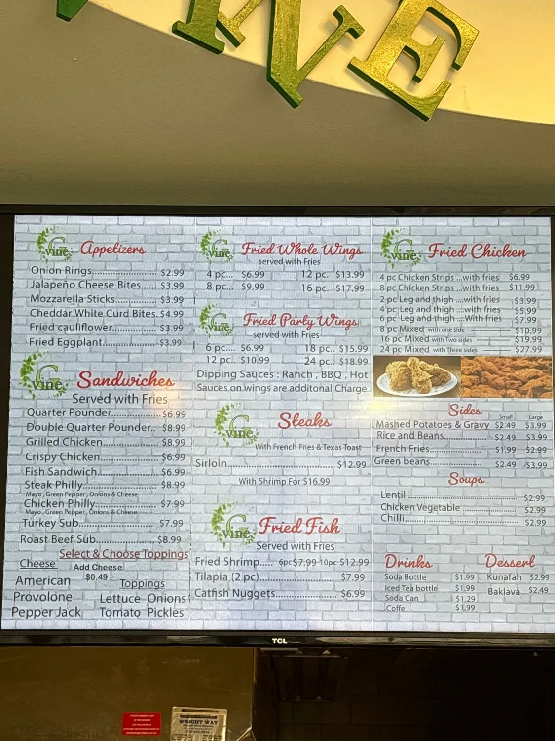 Menu 2