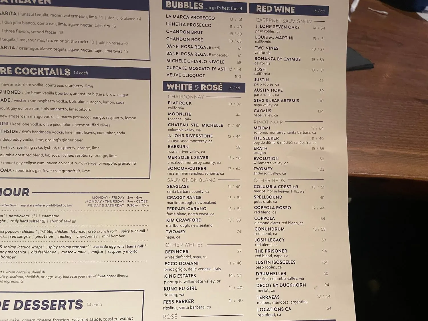 Menu 6