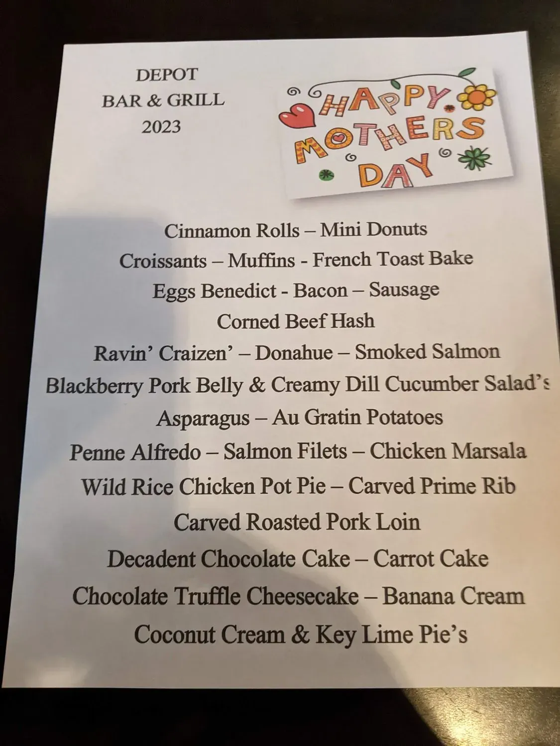 Menu 4