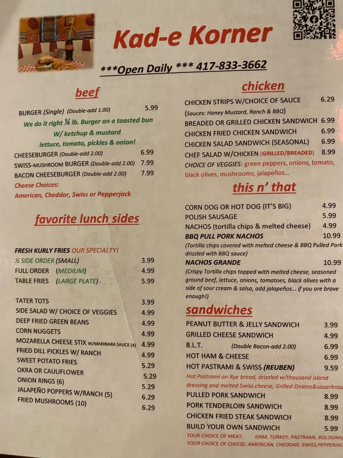 Menu 2