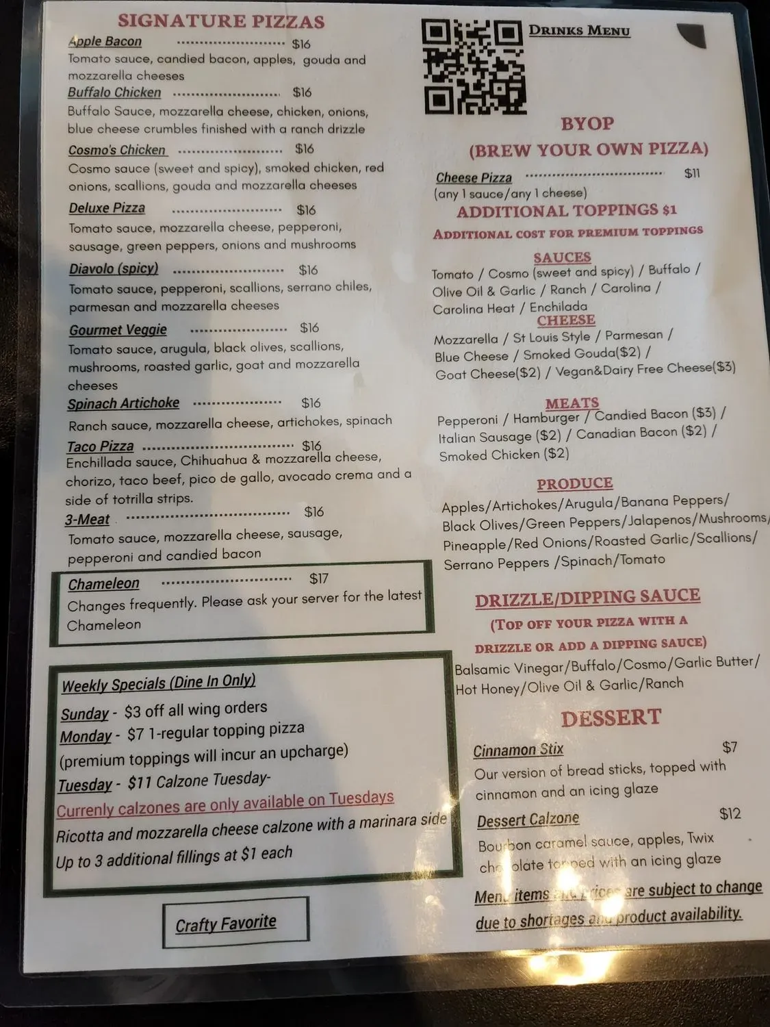 Menu 4