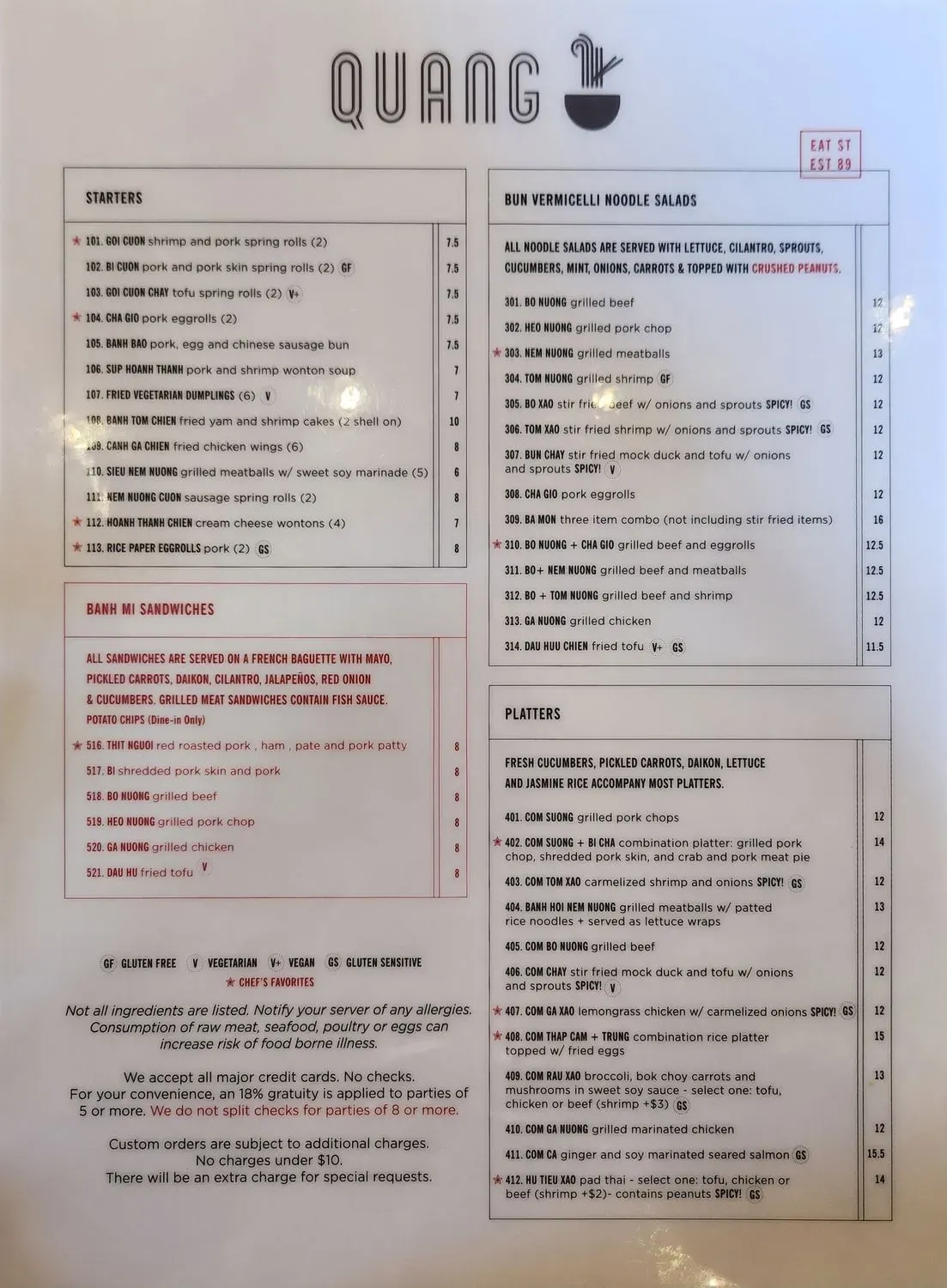 Menu 6