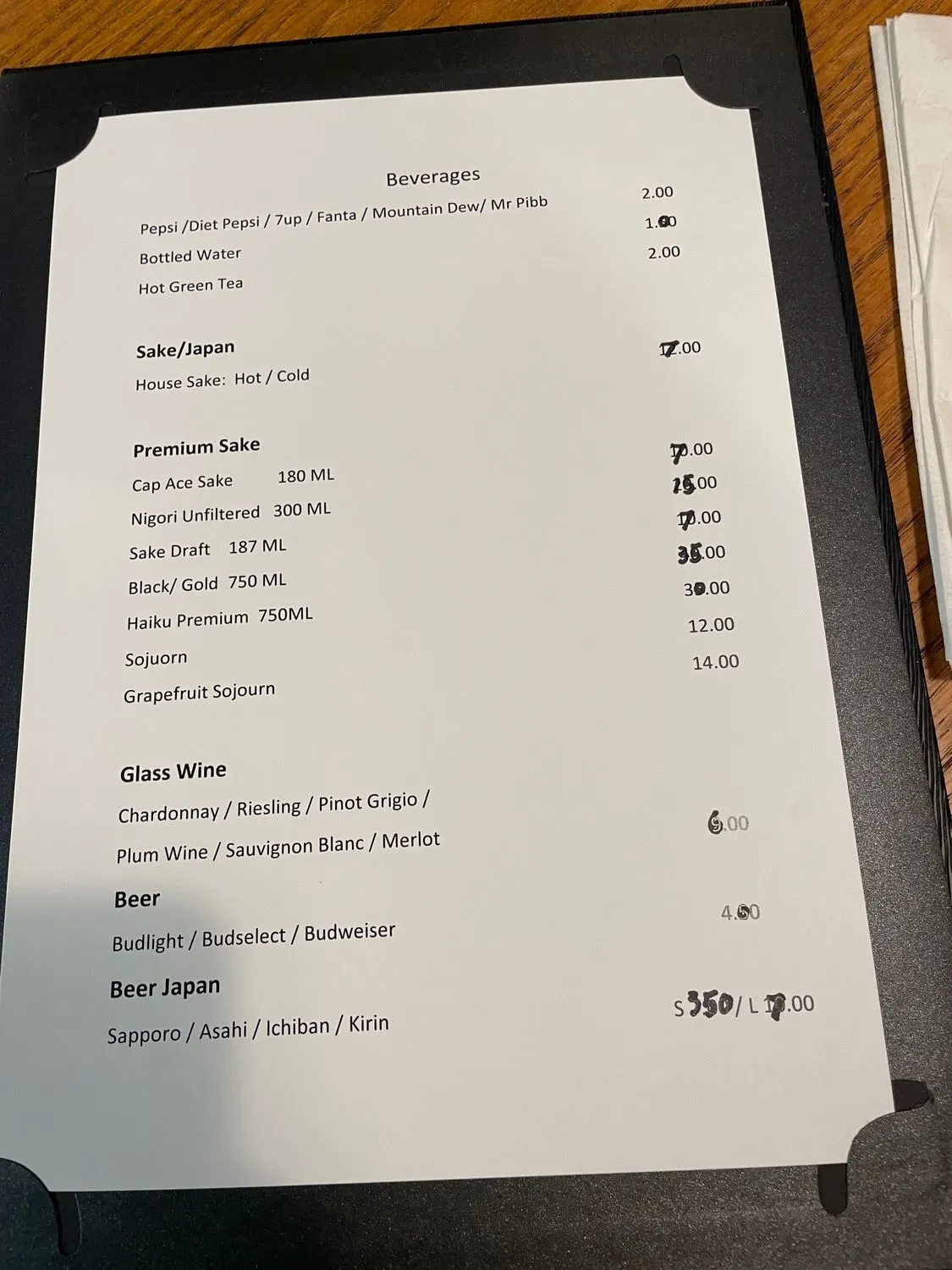 Menu 5