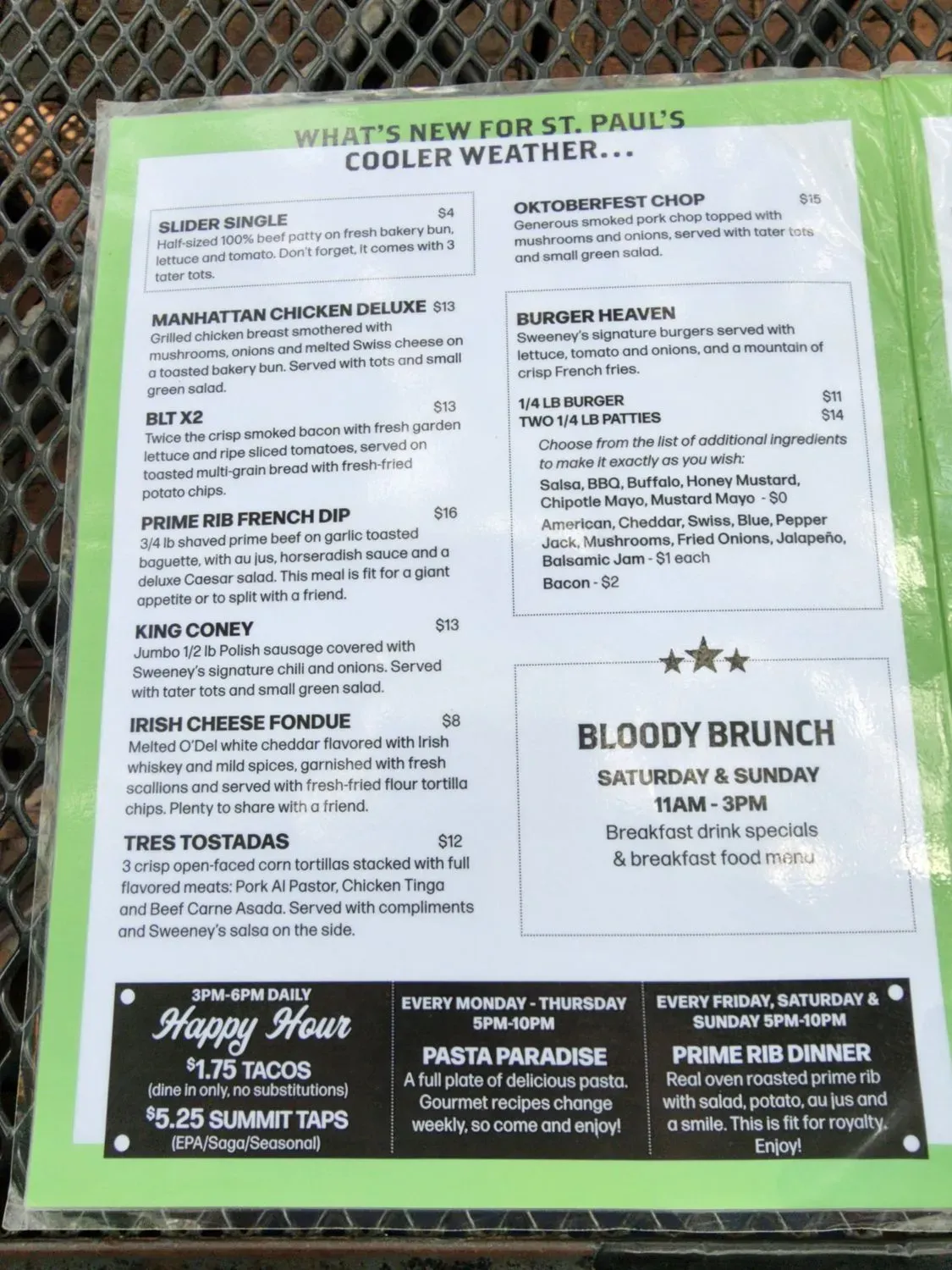 Menu 3