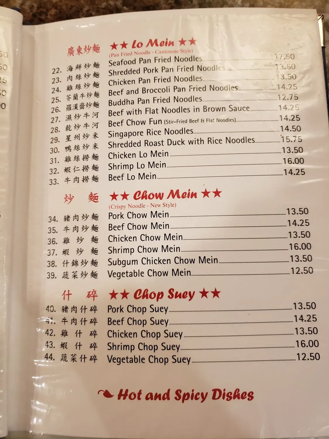 Menu 2