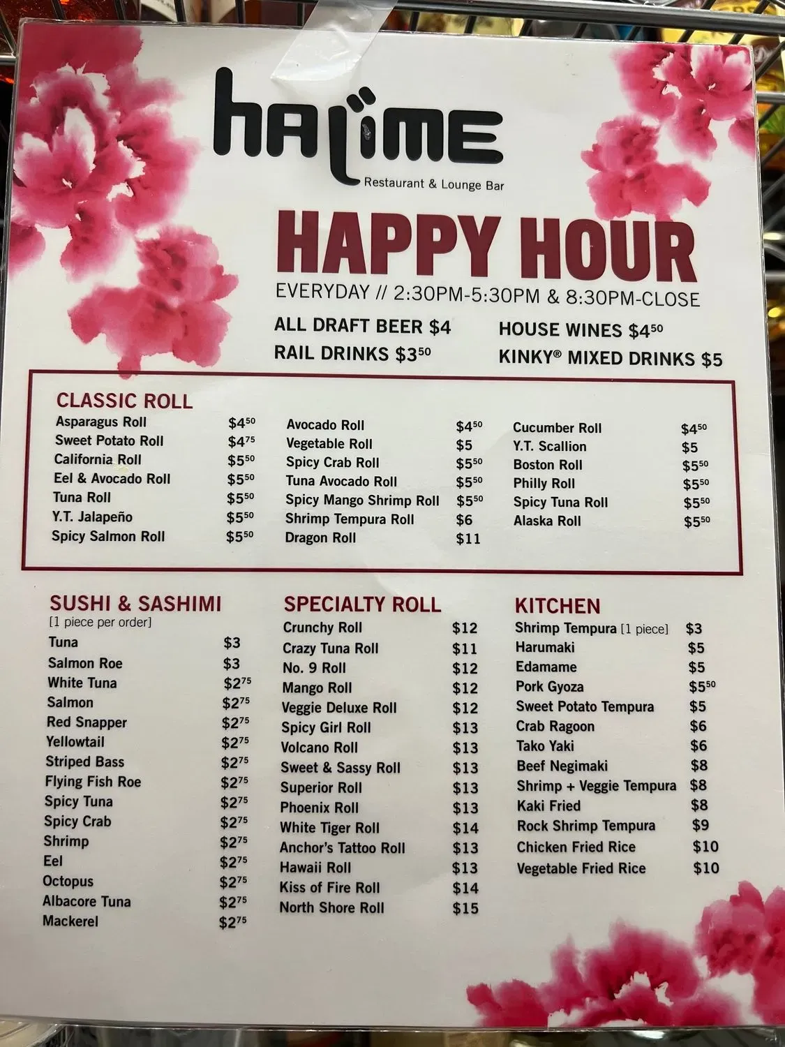 Menu 3