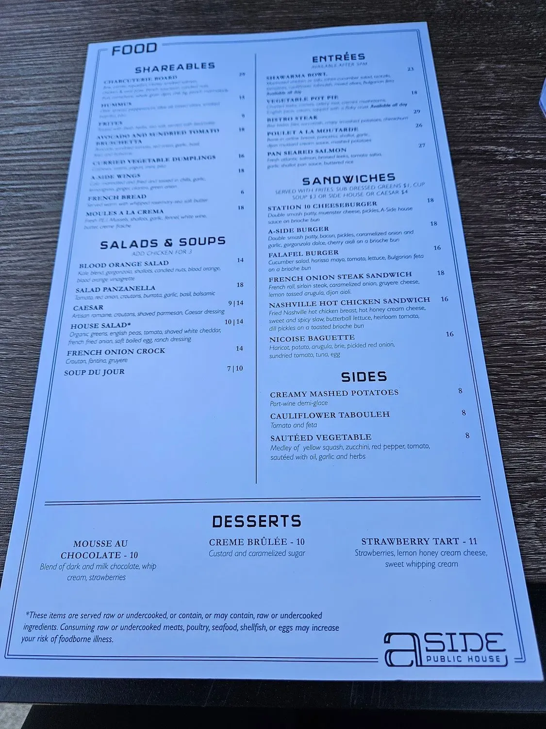 Menu 4