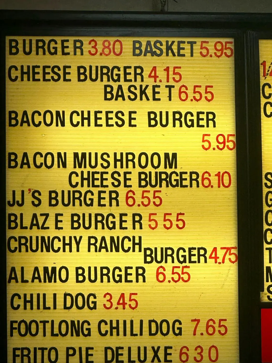 J J's Restaurant Menu - Updated October 2025
