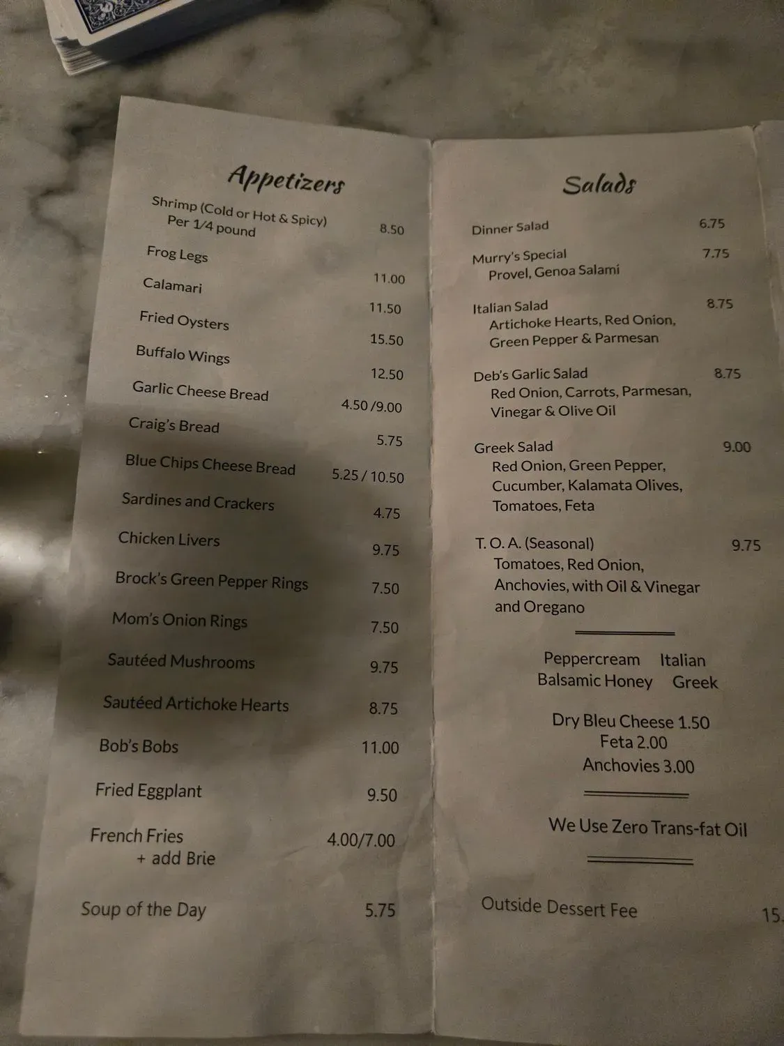 Menu 4