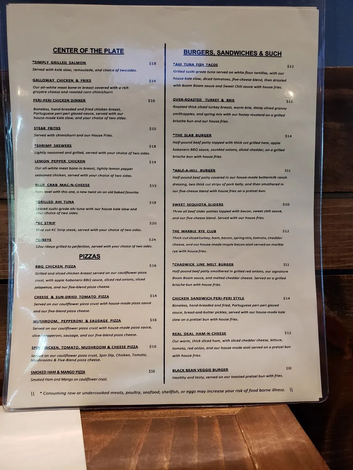 Menu 4