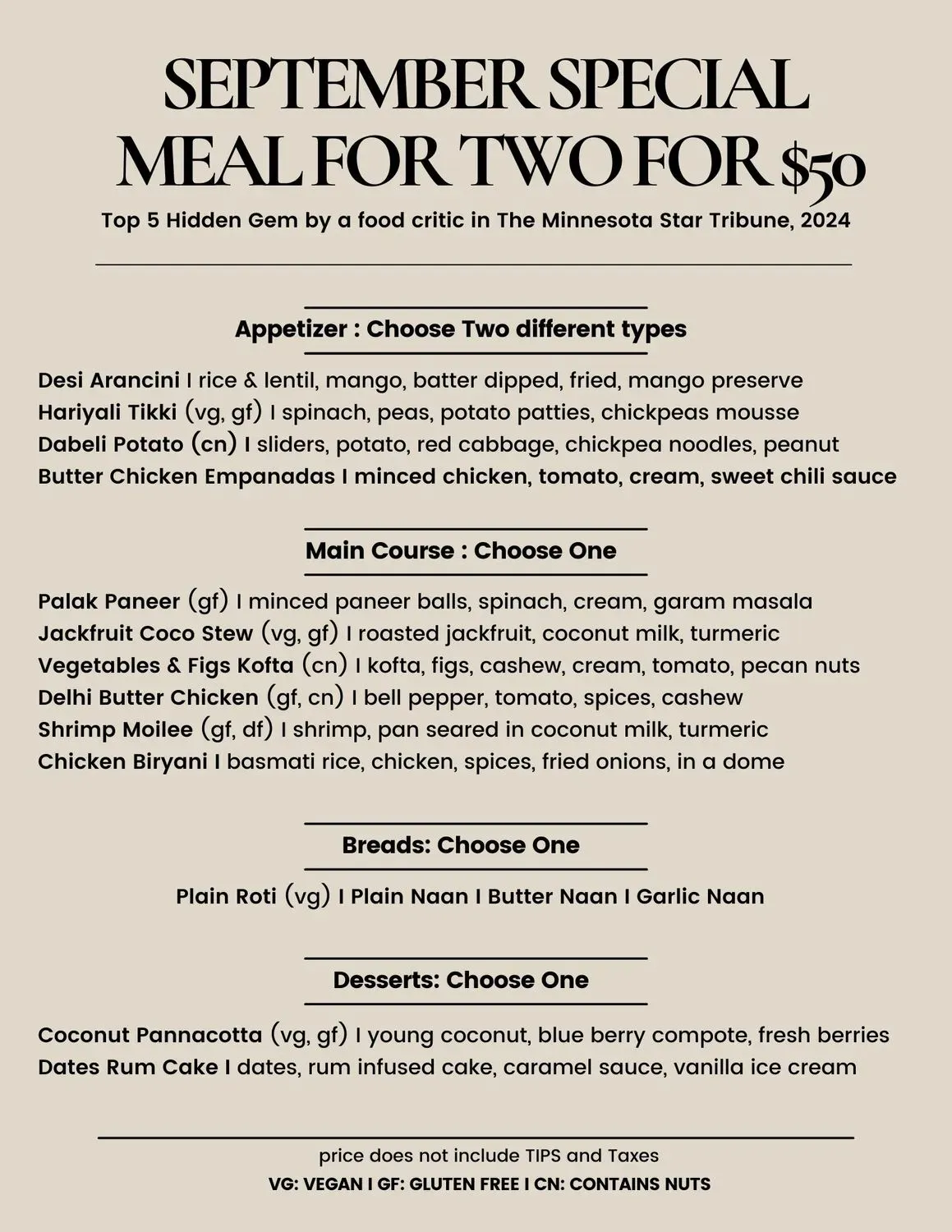 Menu 3