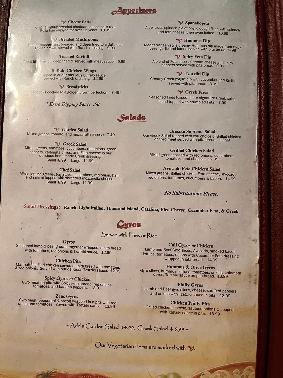 Menu 2