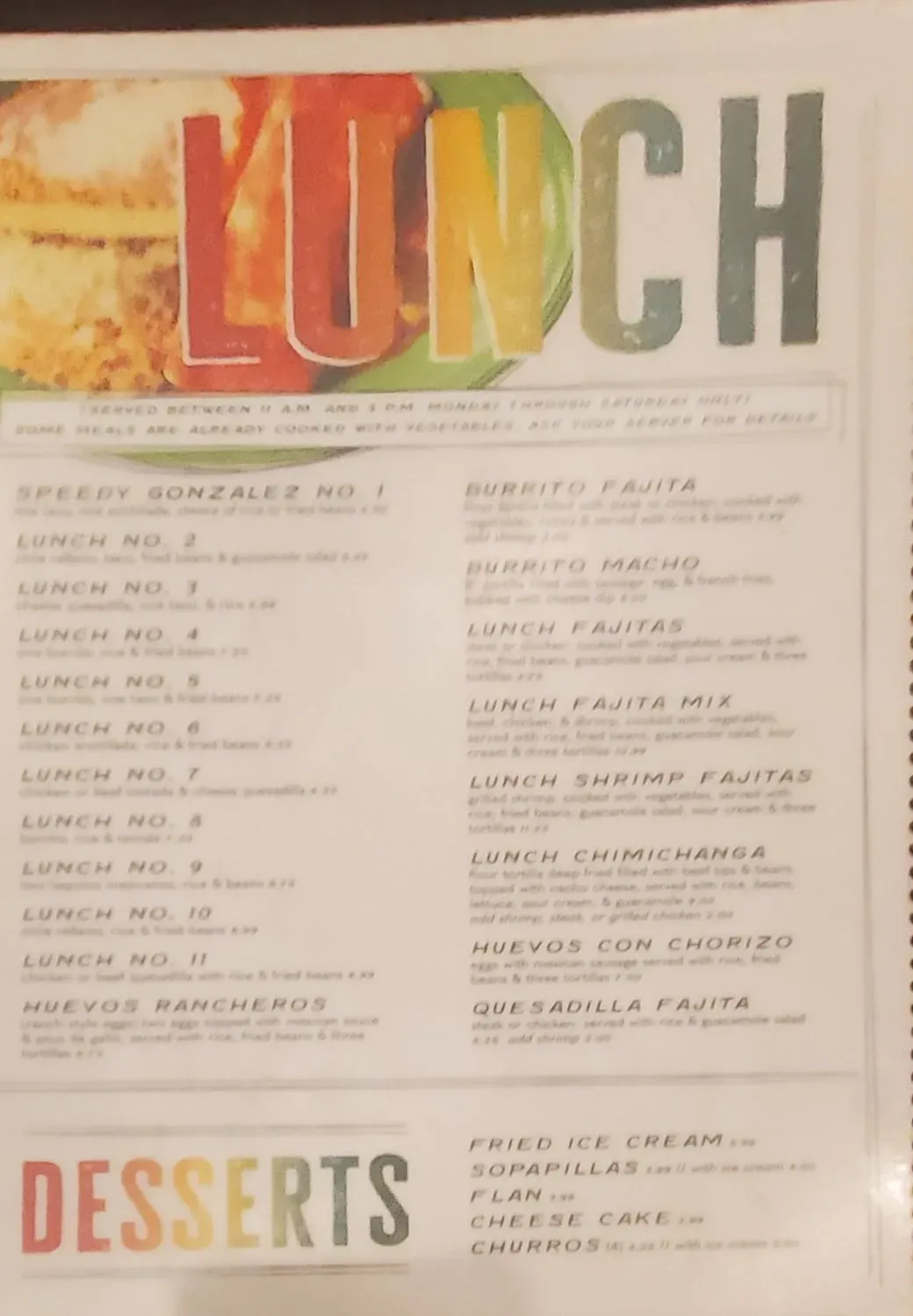 Menu 6