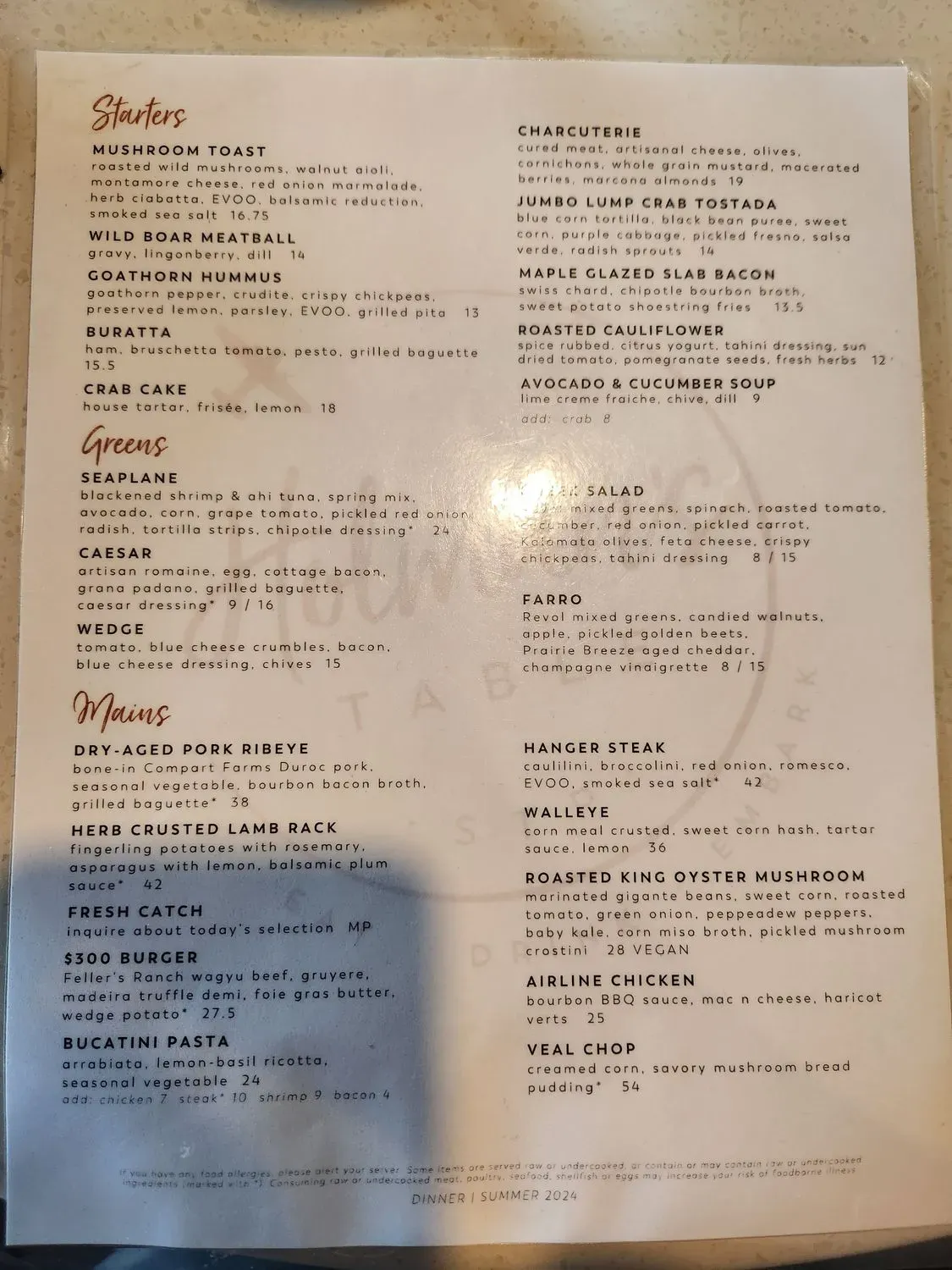 Menu 6