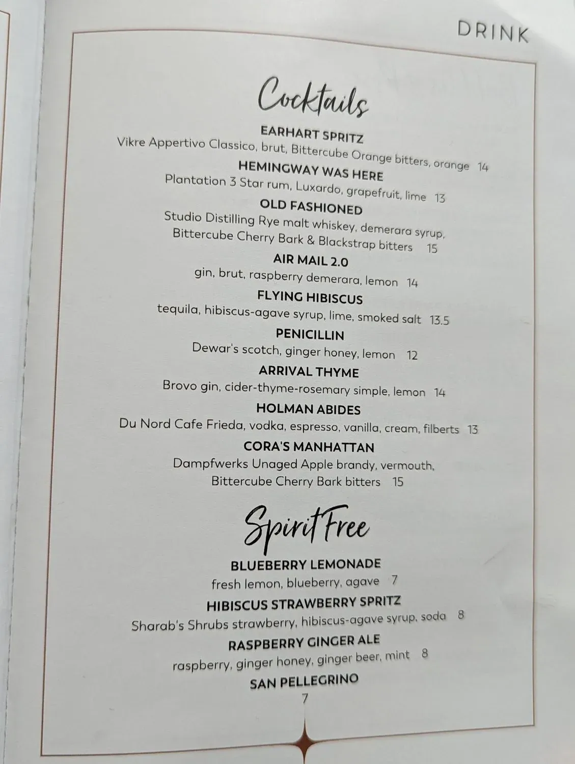 Menu 5