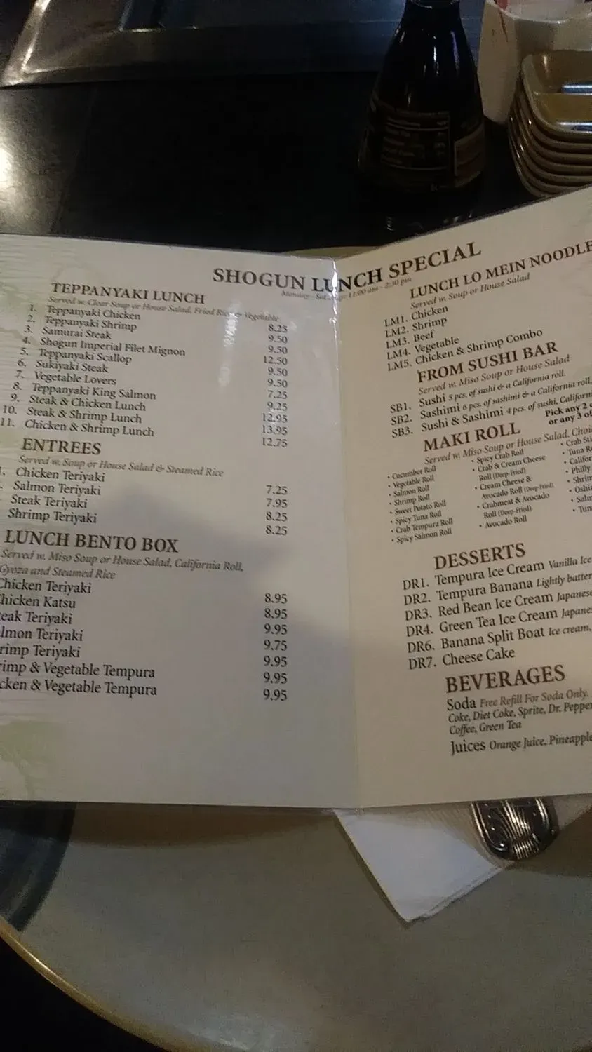 Menu 3