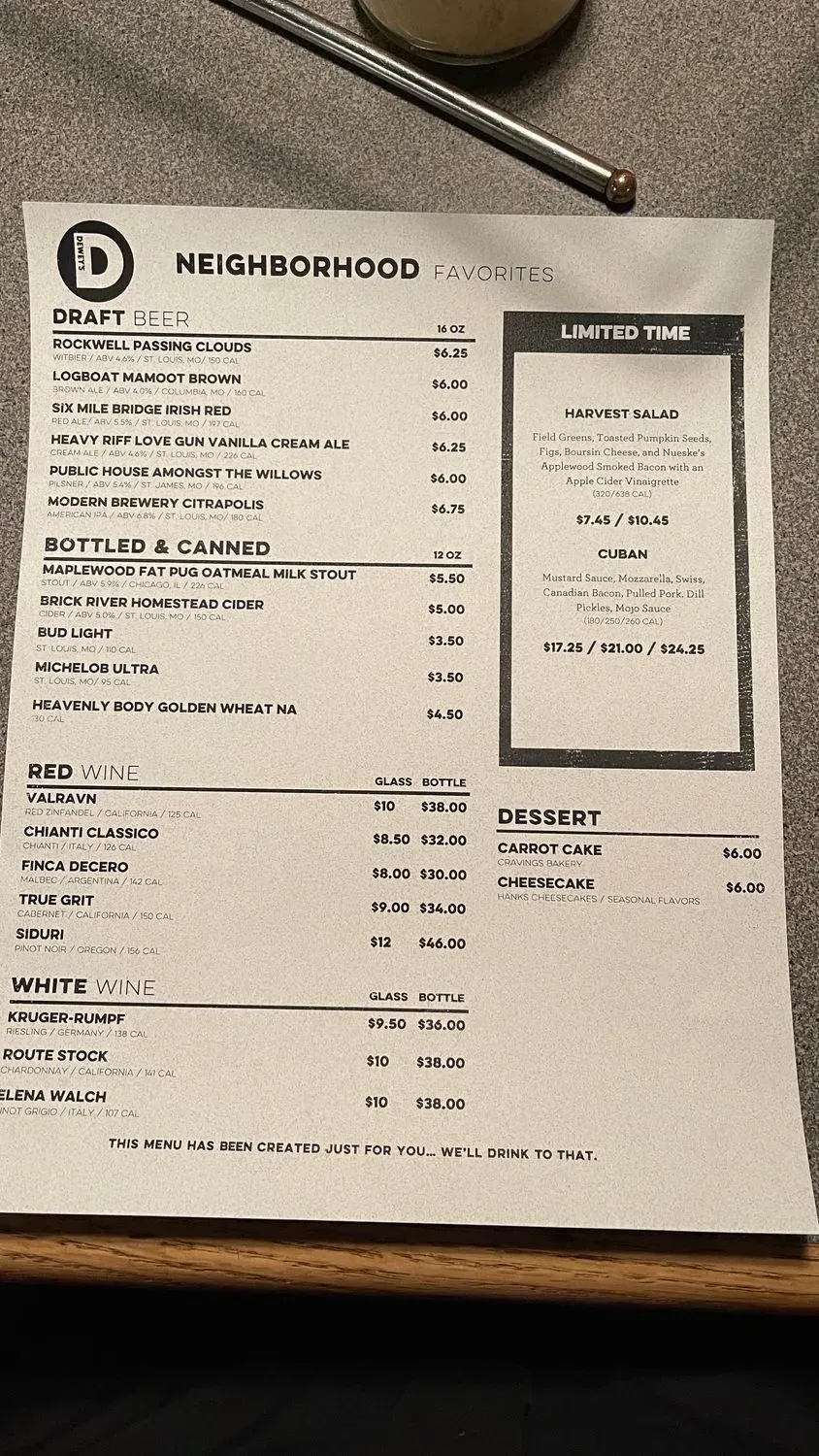 Menu 3