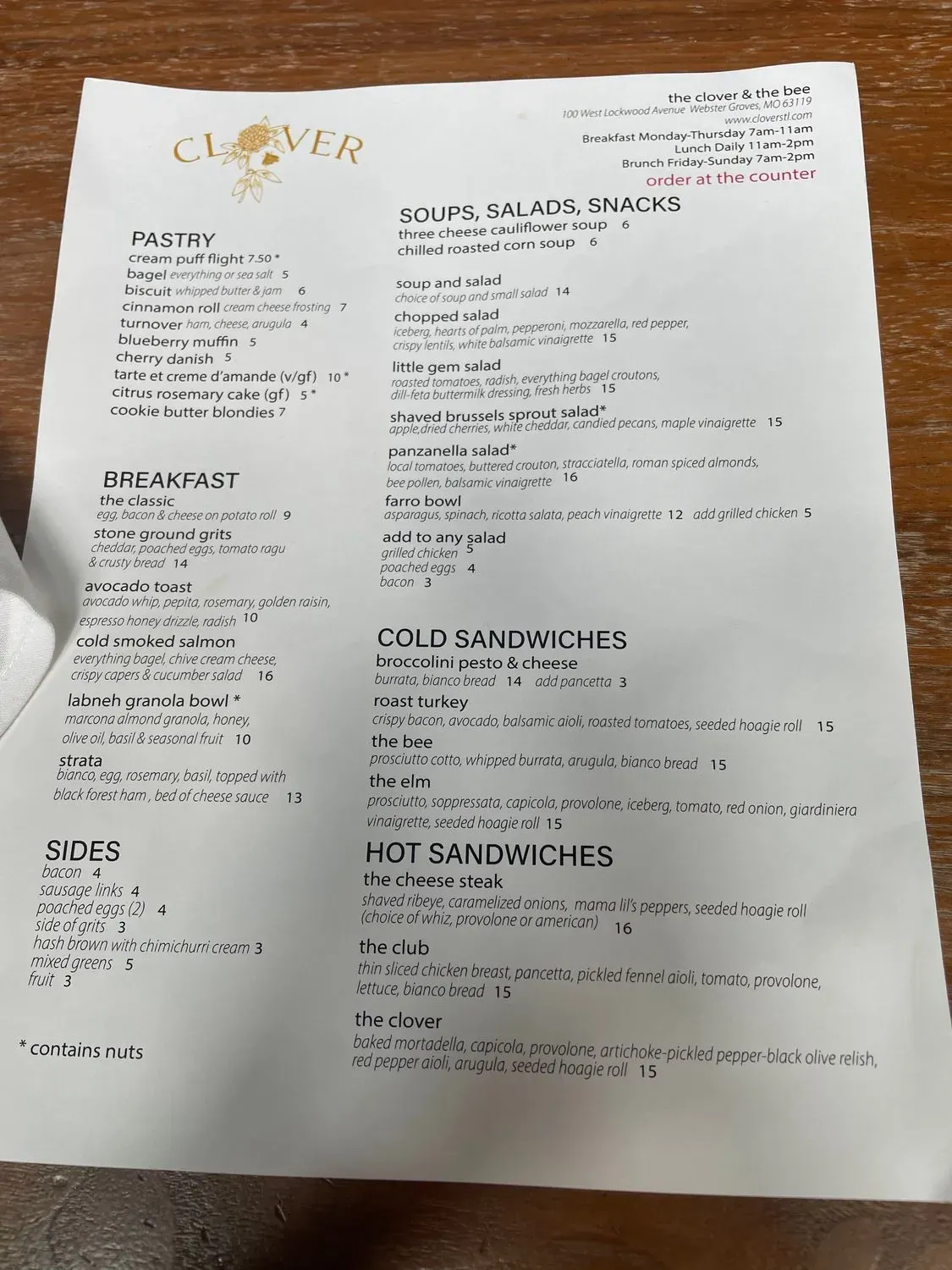 Menu 3